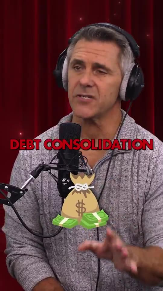 Debt consolidation ad in podcast format